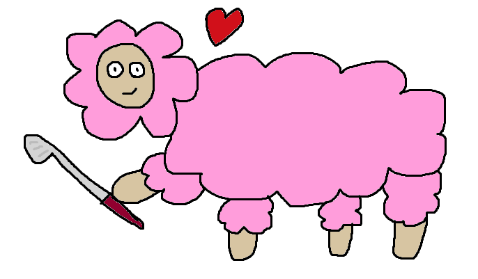 Golfer Love Sheep