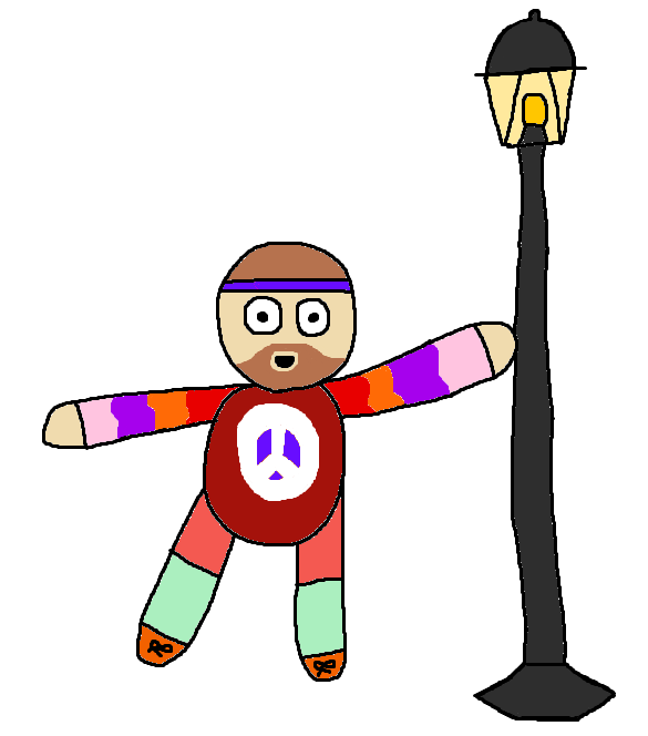 Marley by a Streetlight